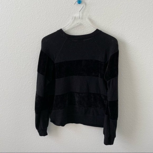 Evereve Peyton Jensen Reese Chenille Block Pullover in Black - Picture 8 of 8